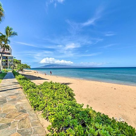 Cute Beachfront Condo With Lanai And Resort Pools Kahana Luaran gambar