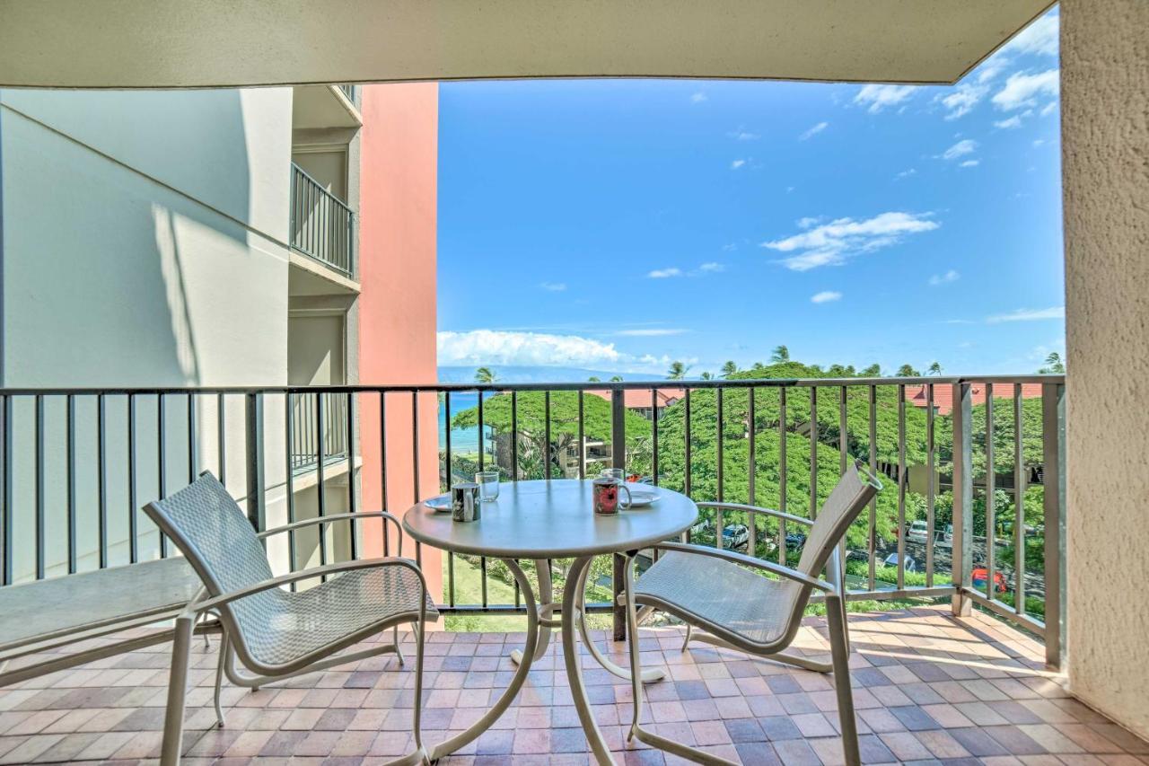 Cute Beachfront Condo With Lanai And Resort Pools Kahana Luaran gambar