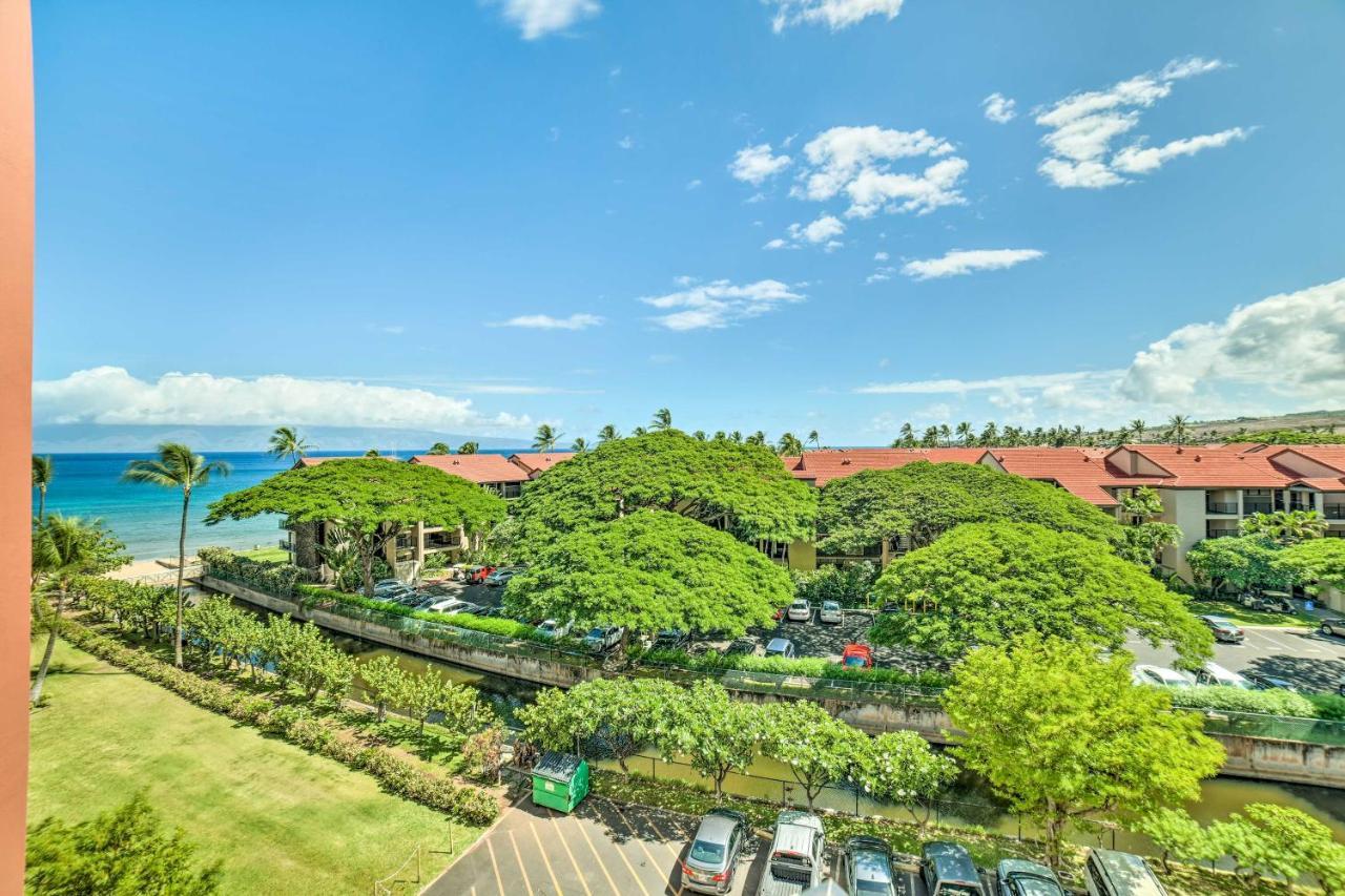 Cute Beachfront Condo With Lanai And Resort Pools Kahana Luaran gambar