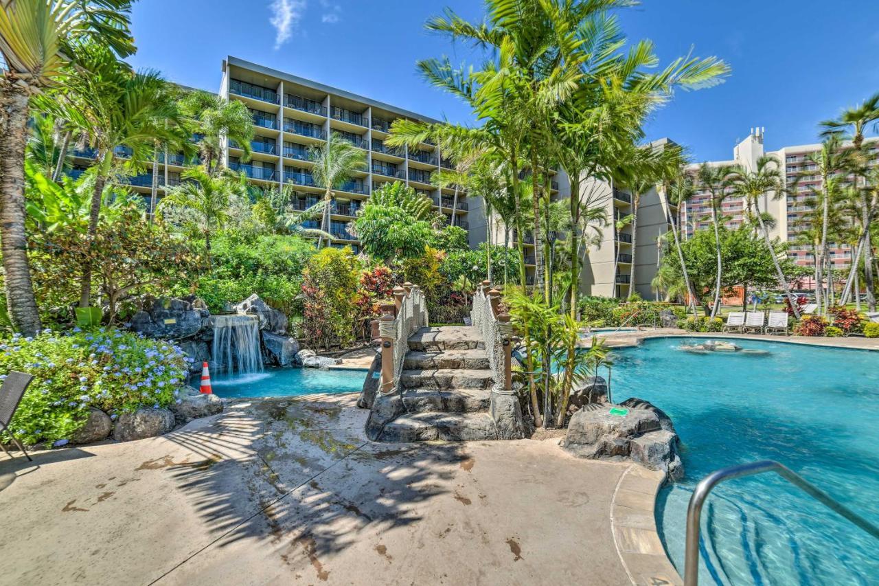 Cute Beachfront Condo With Lanai And Resort Pools Kahana Luaran gambar