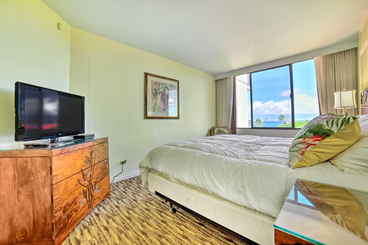 Cute Beachfront Condo With Lanai And Resort Pools Kahana Luaran gambar