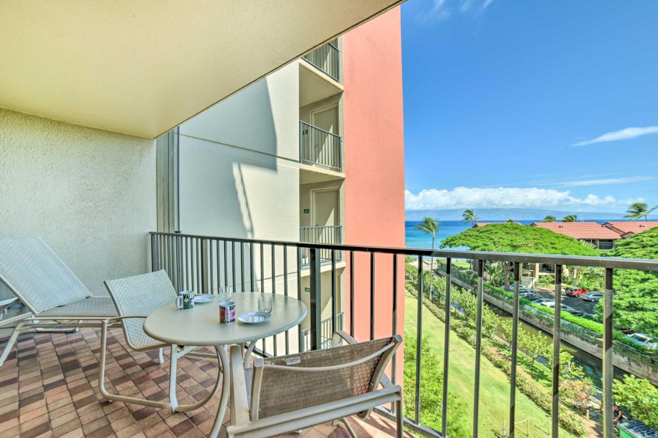 Cute Beachfront Condo With Lanai And Resort Pools Kahana Luaran gambar